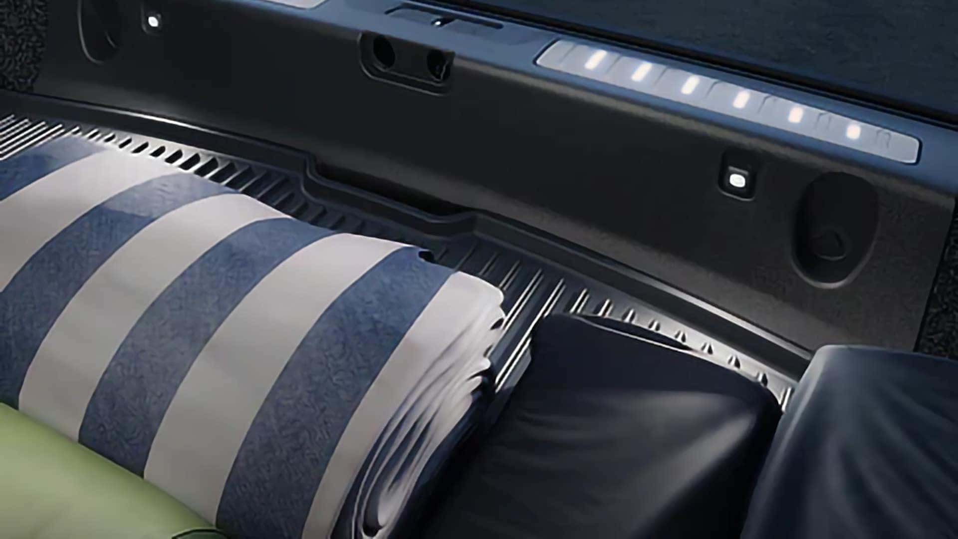2026 Nissan Sentra trunk loaded with bags, highlighting its practical cargo space.