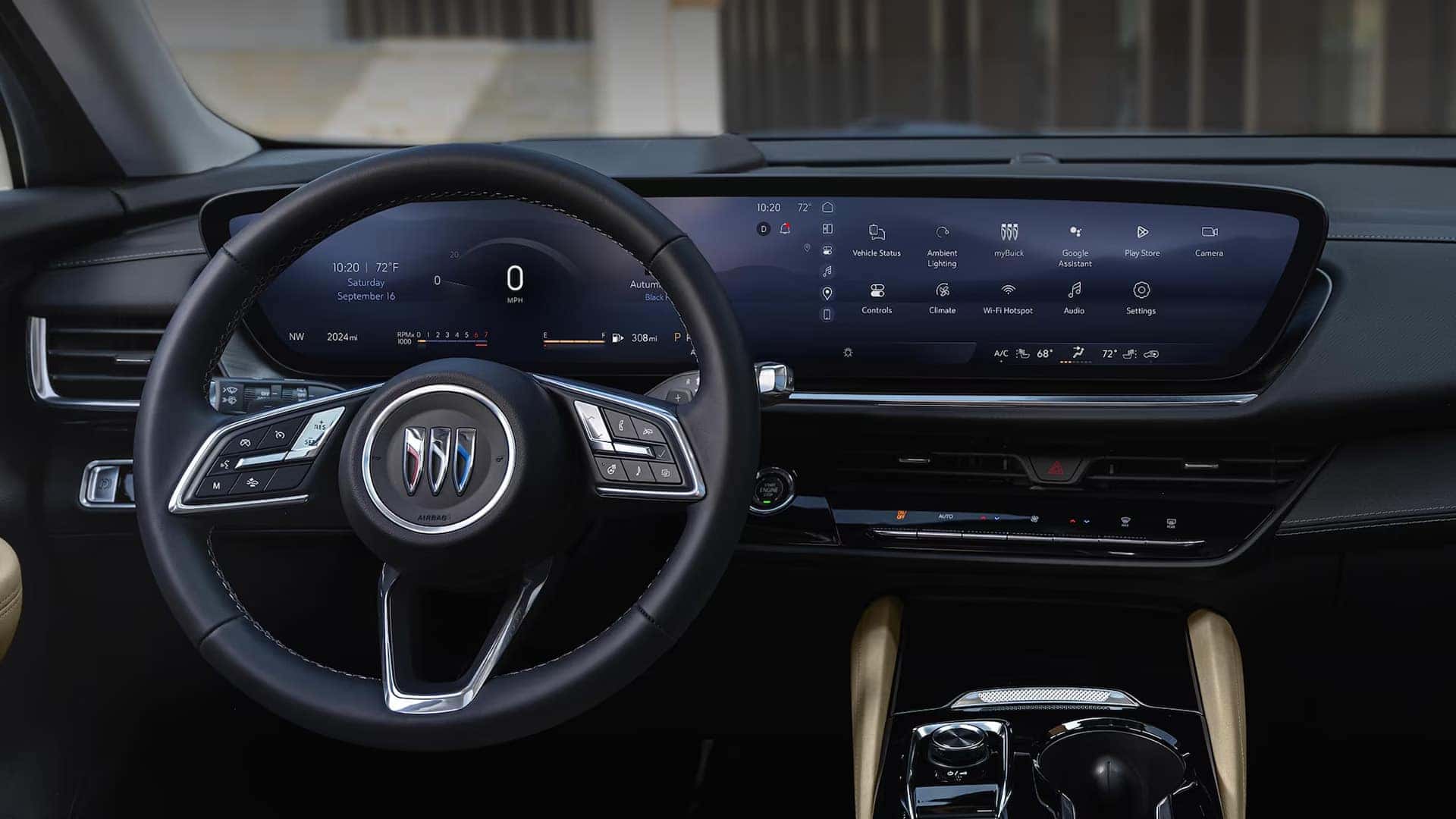2026 Buick Envision dashboard with an ultrawide 30-inch digital display