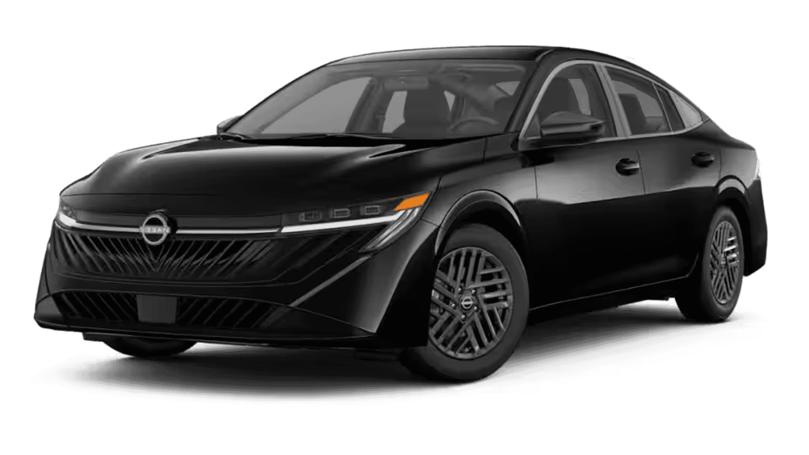 Black 2026 Nissan Sentra SV exterior, front three quarter view