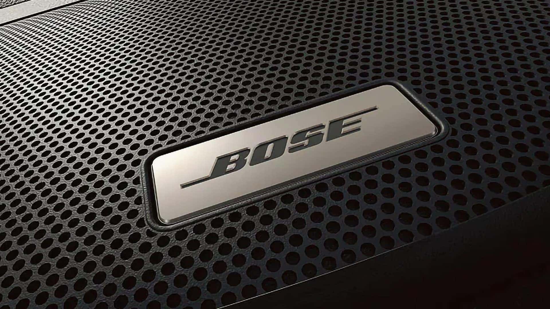 Close-up of a Bose premium audio speaker inside the 2026 Nissan Pathfinder