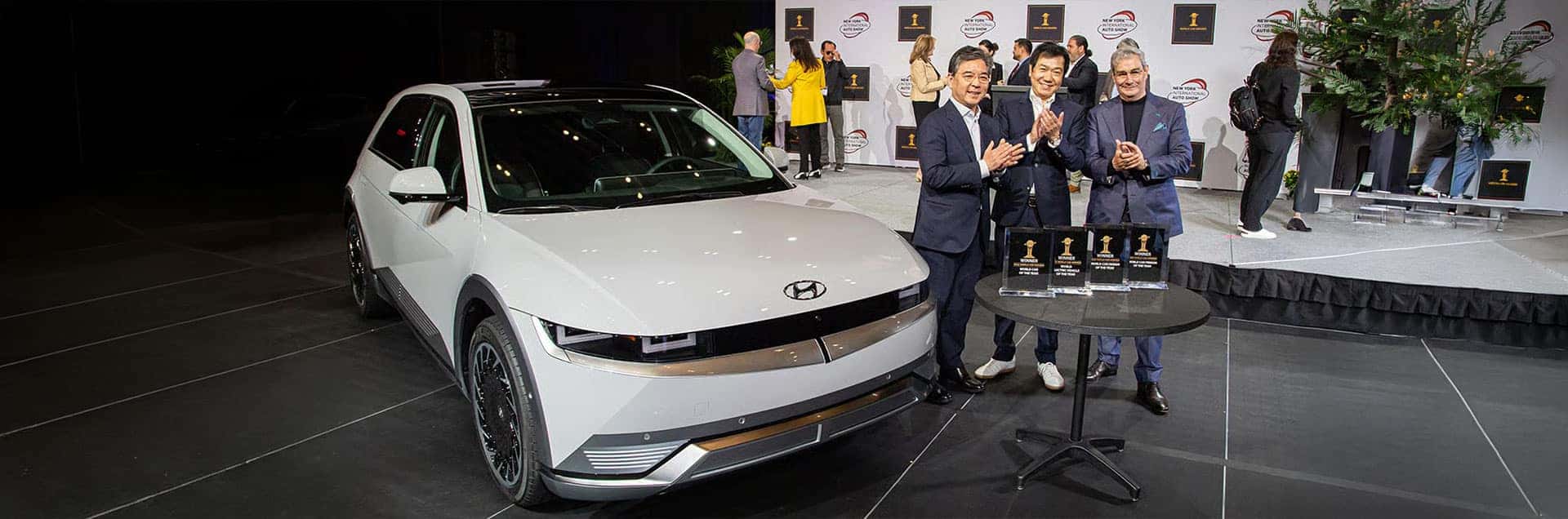 Hyundai vehicles representing the history and evolution of the Hyundai brand