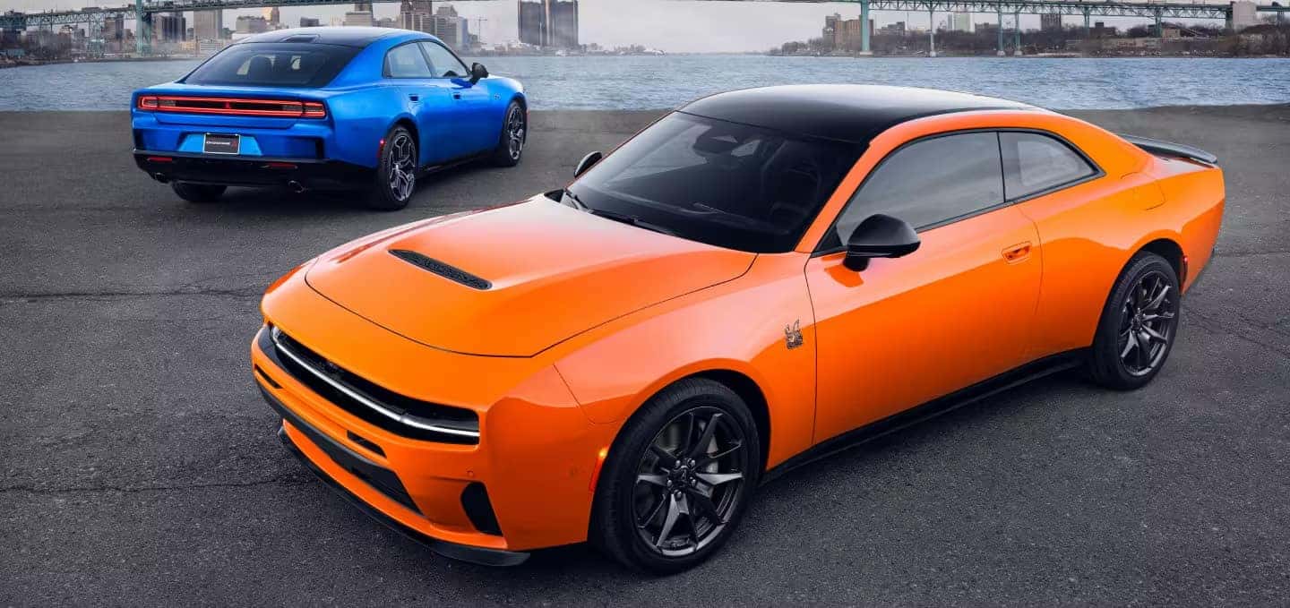 Dodge Charger representing the evolution of Dodge muscle cars