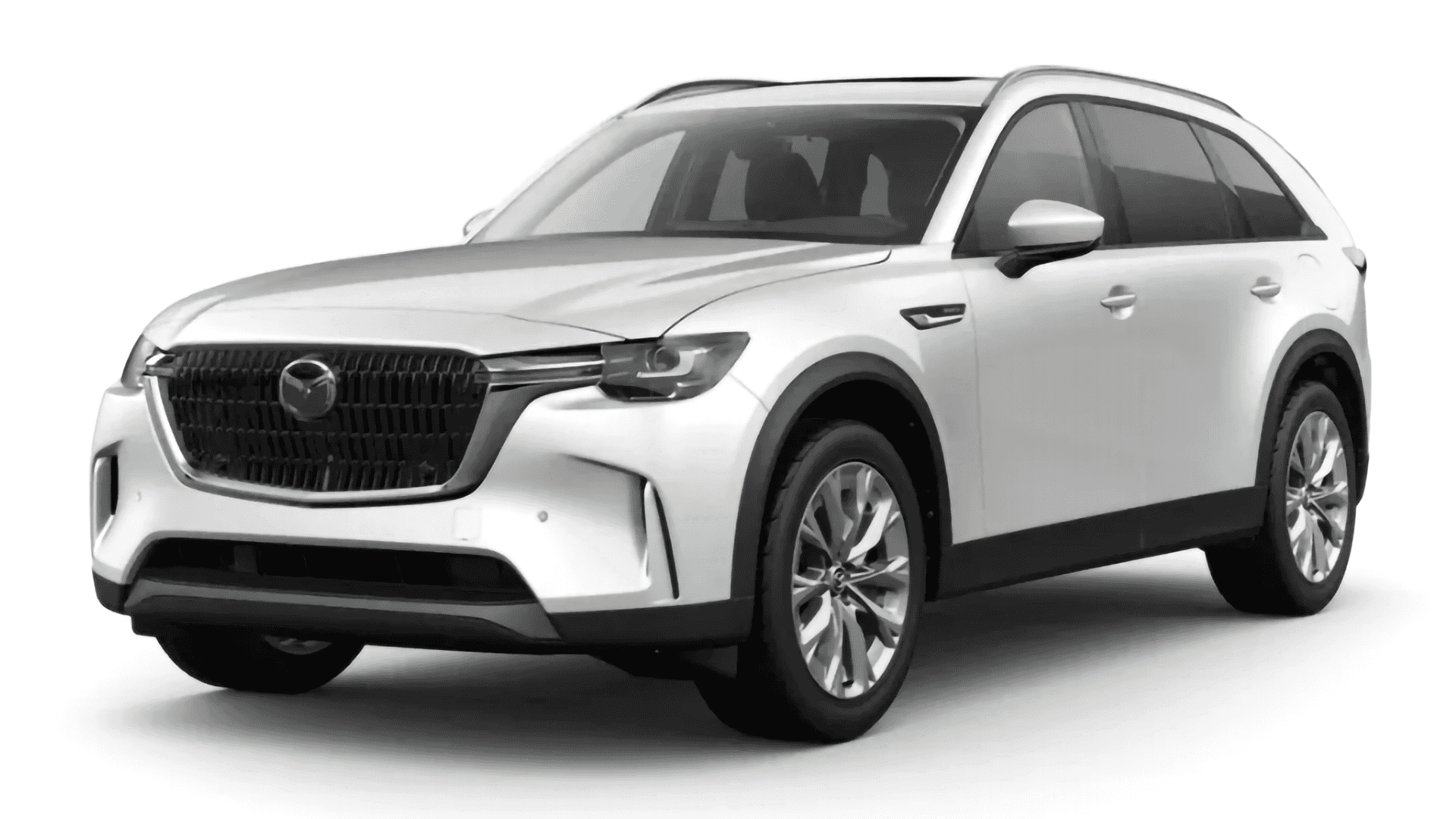 2026 Mazda CX-90 PHEV Preferred exterior, front three-quarter view