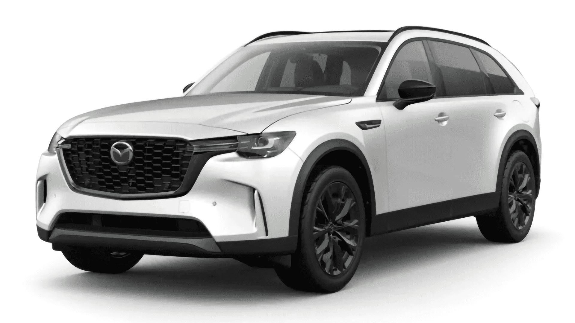 2026 Mazda CX-90 PHEV Premium Sport exterior, front three-quarter view