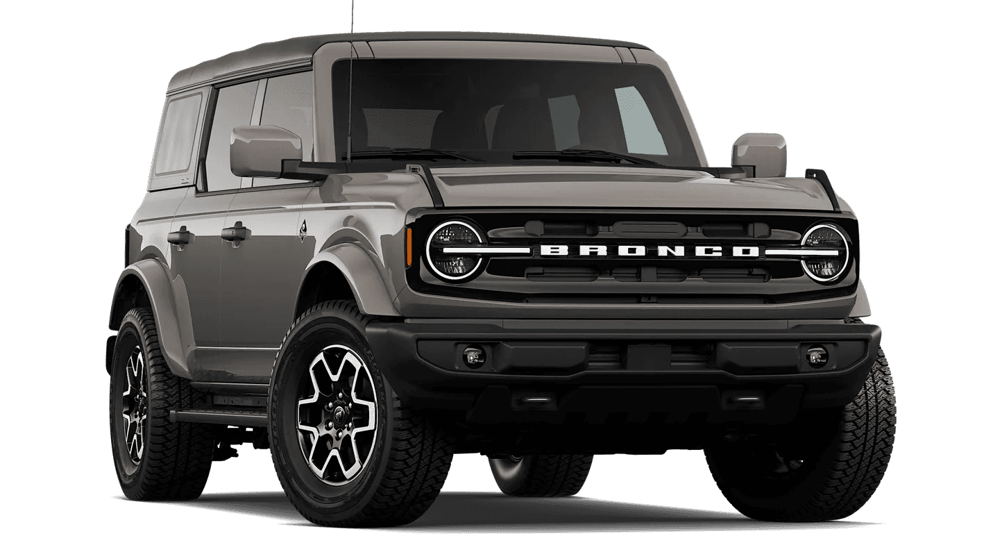 2026 Ford Bronco Outer Banks, front three-quarter view