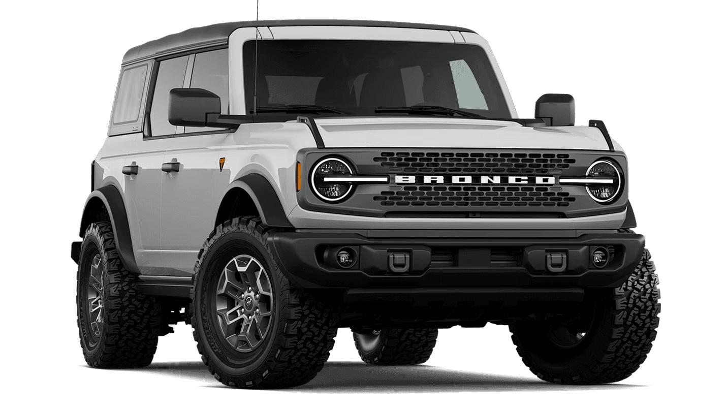 2026 Ford Bronco Badlands, front three-quarter view