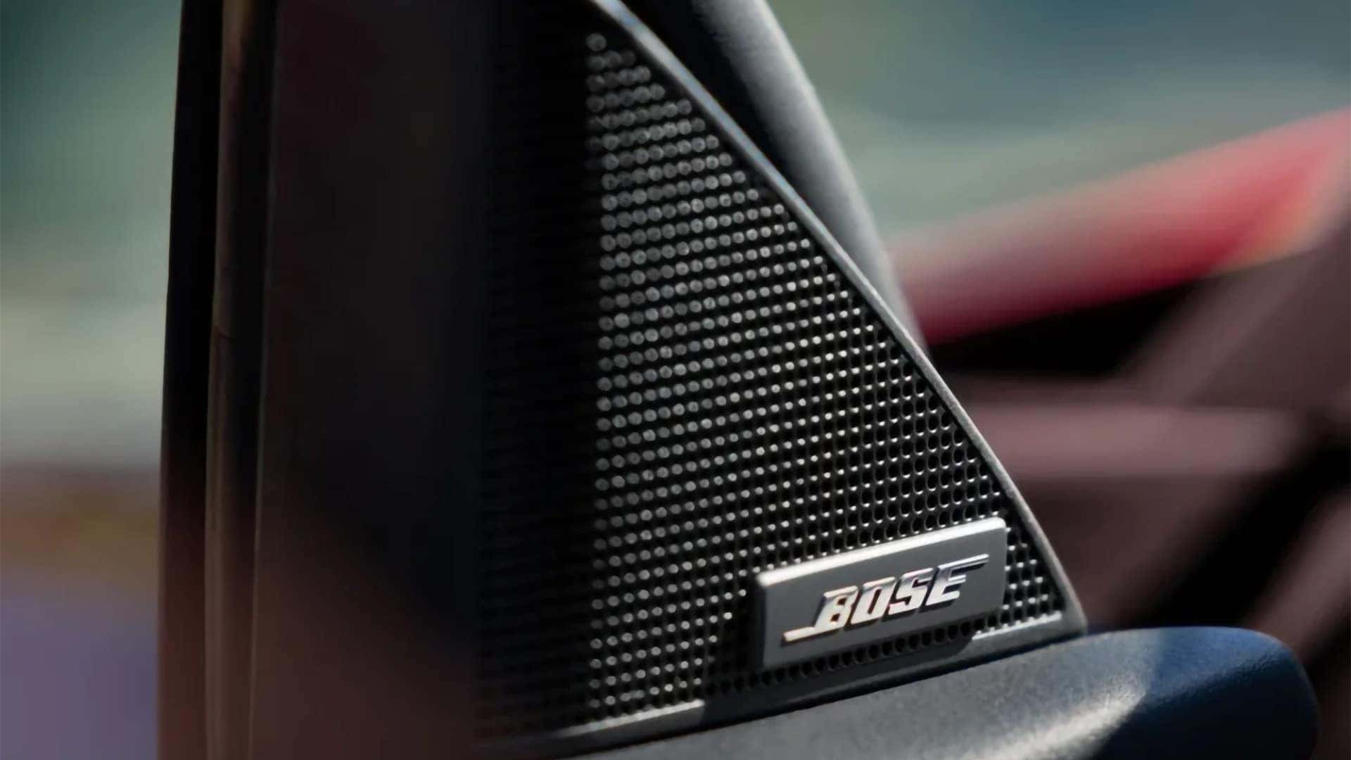Bose premium audio speaker inside the 2026 Mazda CX-90 PHEV