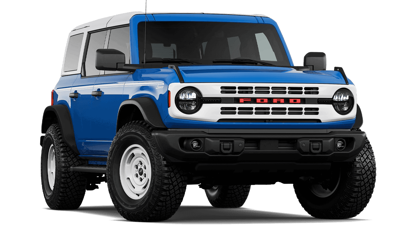 2026 Ford Bronco Heritage Edition, front three-quarter view