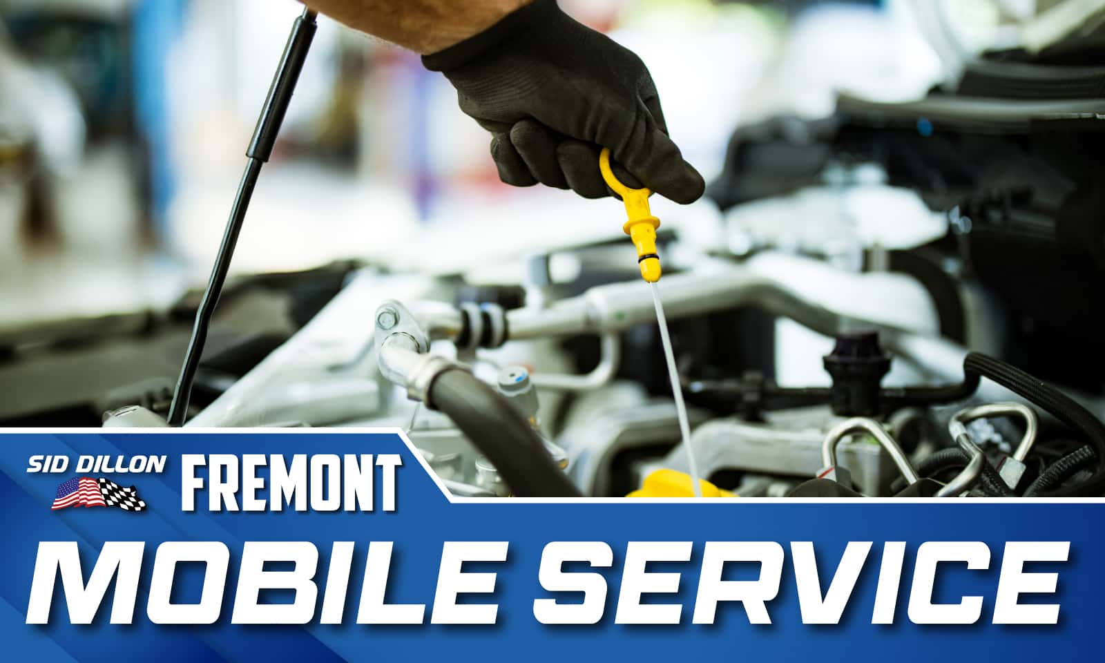 Sid Dillon Mobile Service vehicle providing automotive service in Fremont Nebraska
