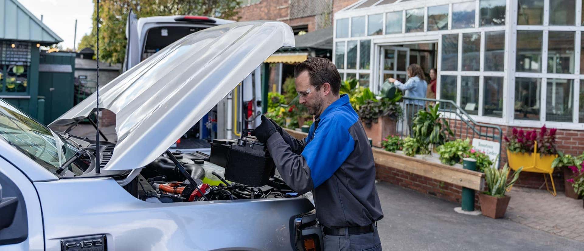 Sid Dillon Mobile Service vehicle providing convenient automotive service