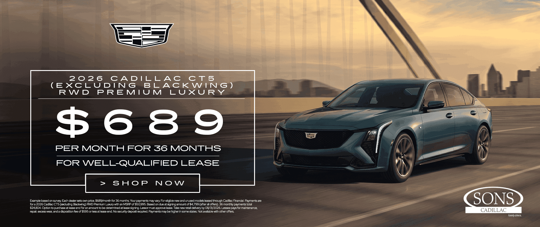 SONS Cadillac Specials
