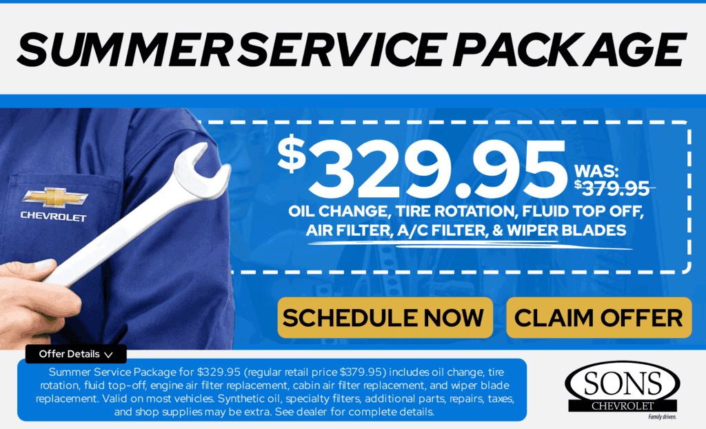 SONs Chevy Specials