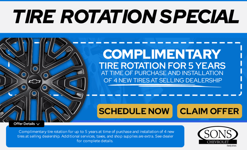 SONs Chevy Specials
