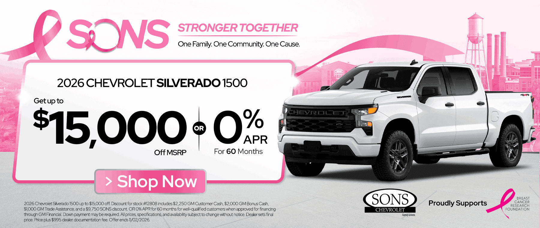 SONs Chevy Specials