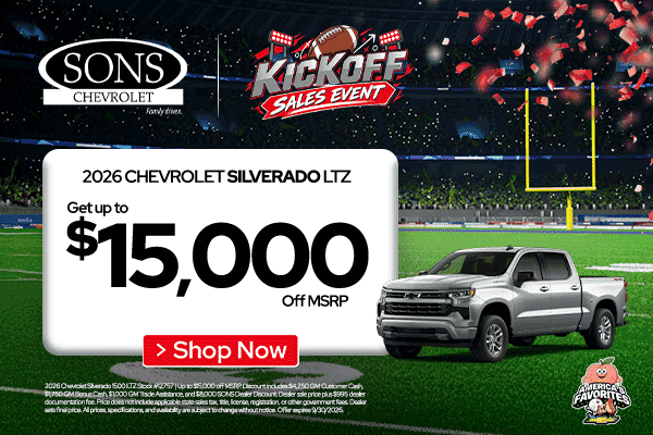 $15,000 Off MSRP