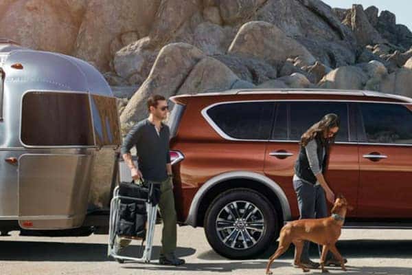 Nissan with trailer hitch