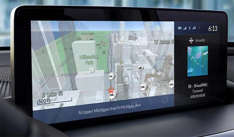 AcuraLink Concierge Package Navigation Screen