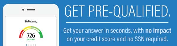 Apply for financing - Get pre-qualified